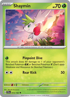 Shaymin #13 Shaymin - Temporal Forces - #13 - Pokemon TCG card