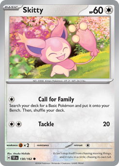Skitty #130 Skitty - Temporal Forces - #130 - Pokemon TCG card