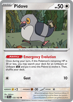 Pidove #133 Pidove - Temporal Forces - #133 - Pokemon TCG card