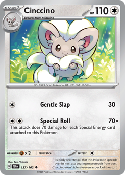 Cinccino - Temporal Forces - #137 - Pokemon TCG card