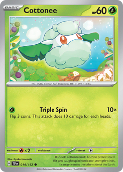 Cottonee - Temporal Forces - #14 - Pokemon TCG card