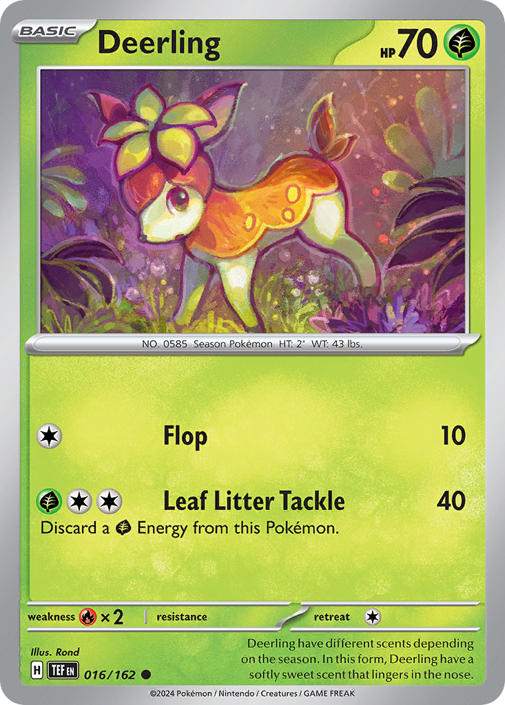 Deerling - Temporal Forces - #16 - Pokemon TCG card