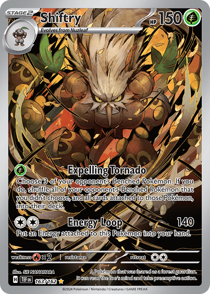 Shiftry - Temporal Forces - #163 - Pokemon TCG card