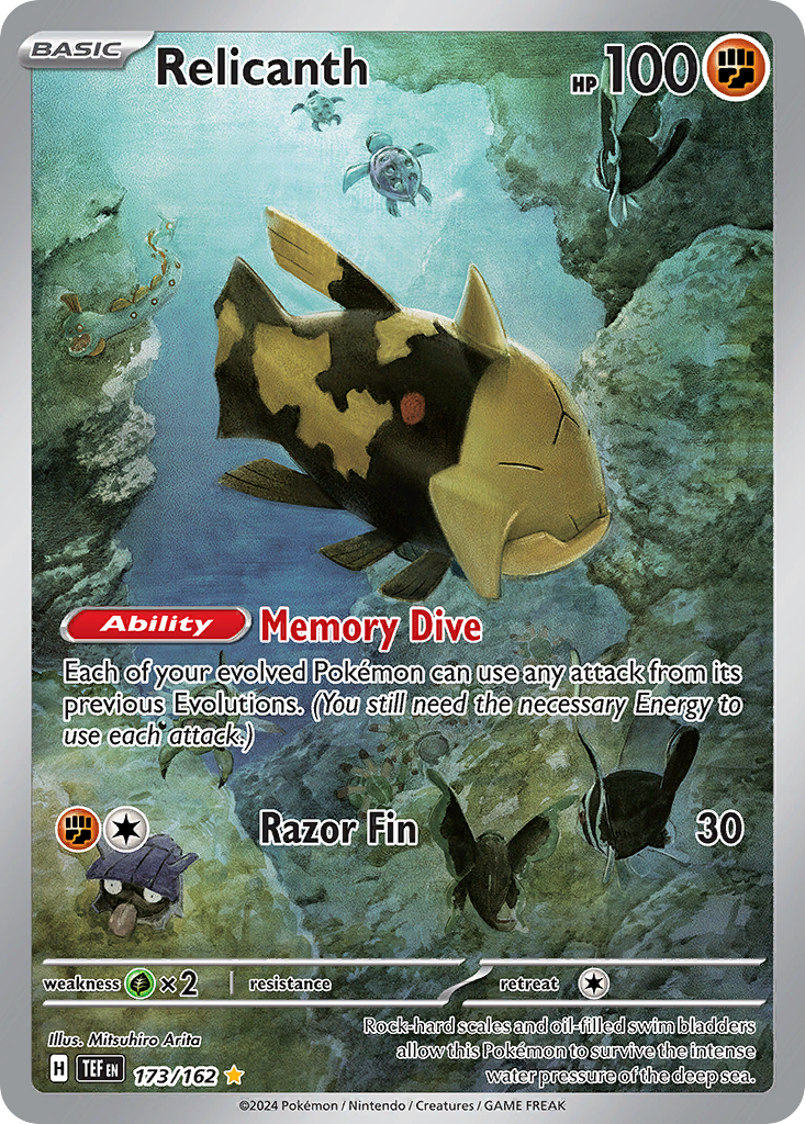Relicanth - Temporal Forces - #173 - Pokemon TCG card