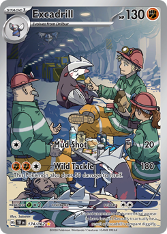 Excadrill #174 Excadrill - Temporal Forces - #174 - Pokemon TCG card