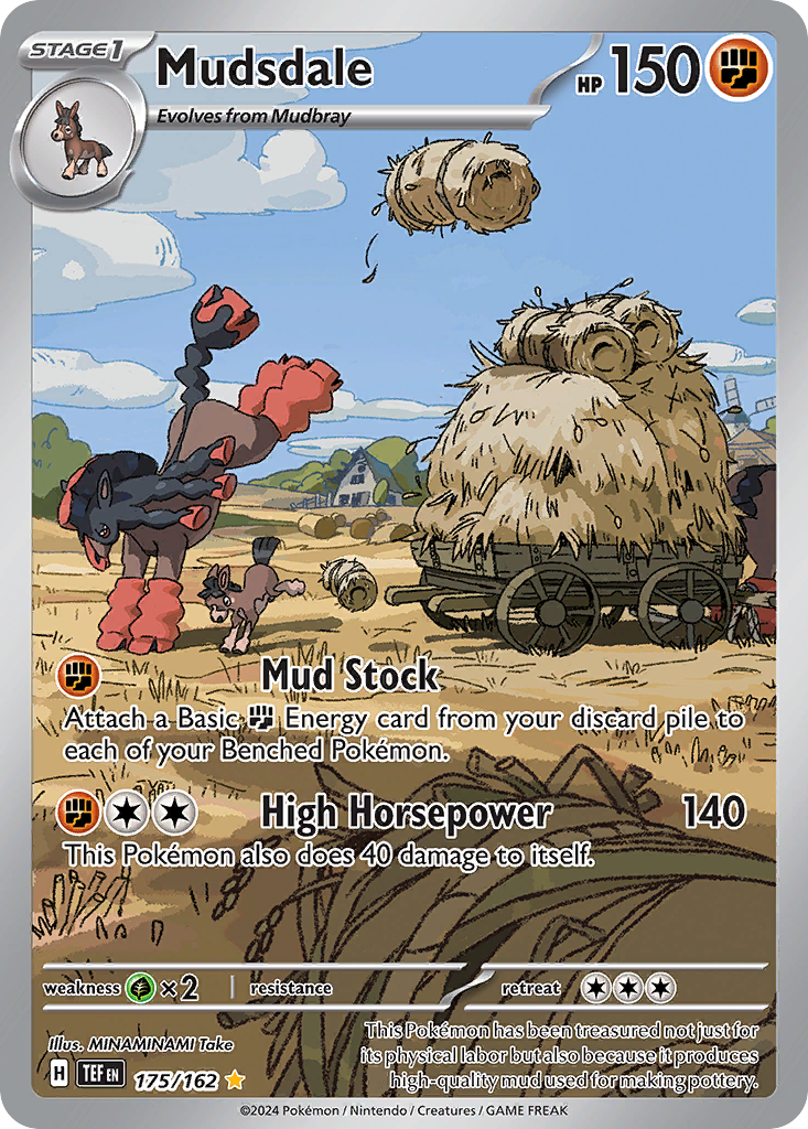 Mudsdale - Temporal Forces - #175 - Pokemon TCG card