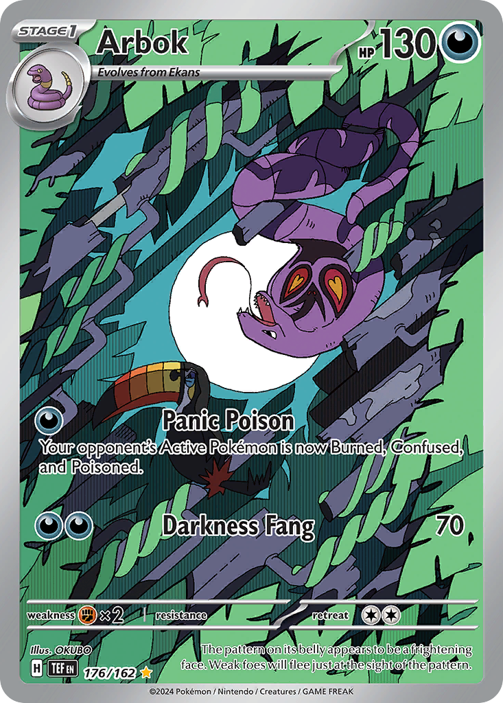 Arbok - Temporal Forces - #176 - Pokemon TCG card