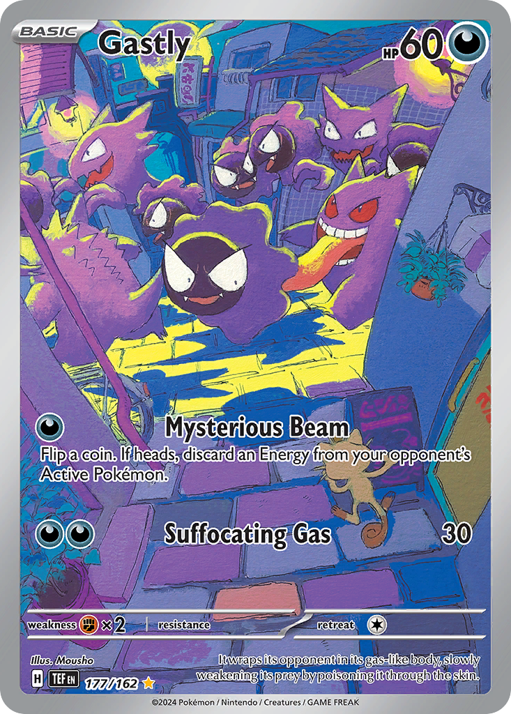 Gastly - Temporal Forces - #177 - Pokemon TCG card