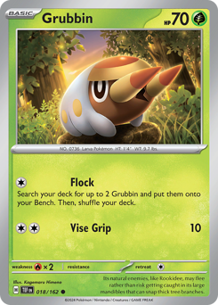 Grubbin #18 Grubbin - Temporal Forces - #18 - Pokemon TCG card