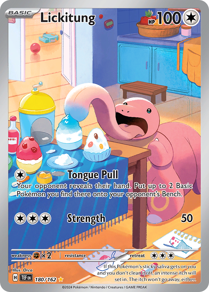 Lickitung - Temporal Forces - #180 - Pokemon TCG card
