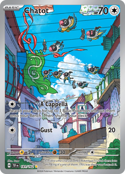 Chatot - Temporal Forces - #181 - Pokemon TCG card