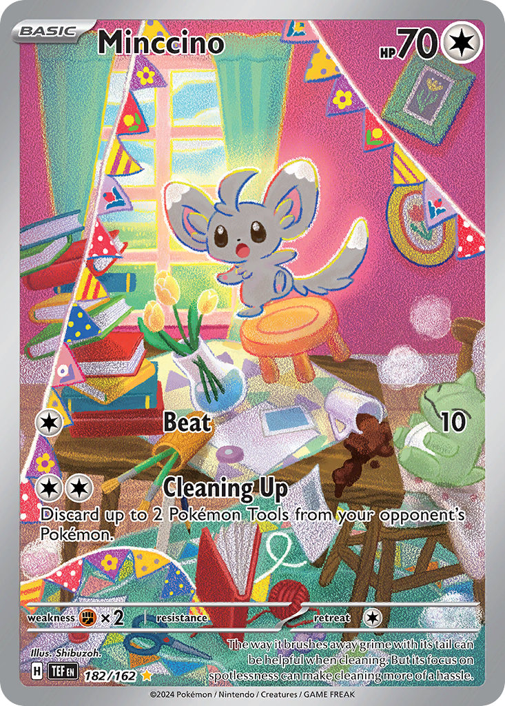 Minccino - Temporal Forces - #182 - Pokemon TCG card