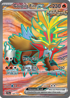 Gouging Fire ex #188 Gouging Fire ex - Temporal Forces - #188 - Pokemon TCG card