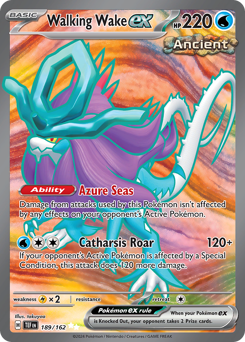 Walking Wake ex #189 Walking Wake ex - Temporal Forces - #189 - Pokemon TCG card