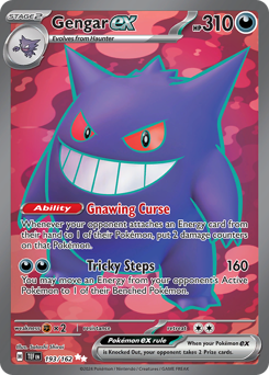 Gengar ex #193 Gengar ex - Temporal Forces - #193 - Pokemon TCG card