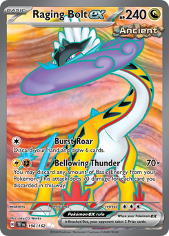 Raging Bolt ex - Temporal Forces - #196 - Pokemon TCG card