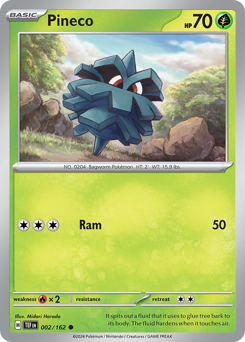 Pineco #2 Pineco - Temporal Forces - #2 - Pokemon TCG card
