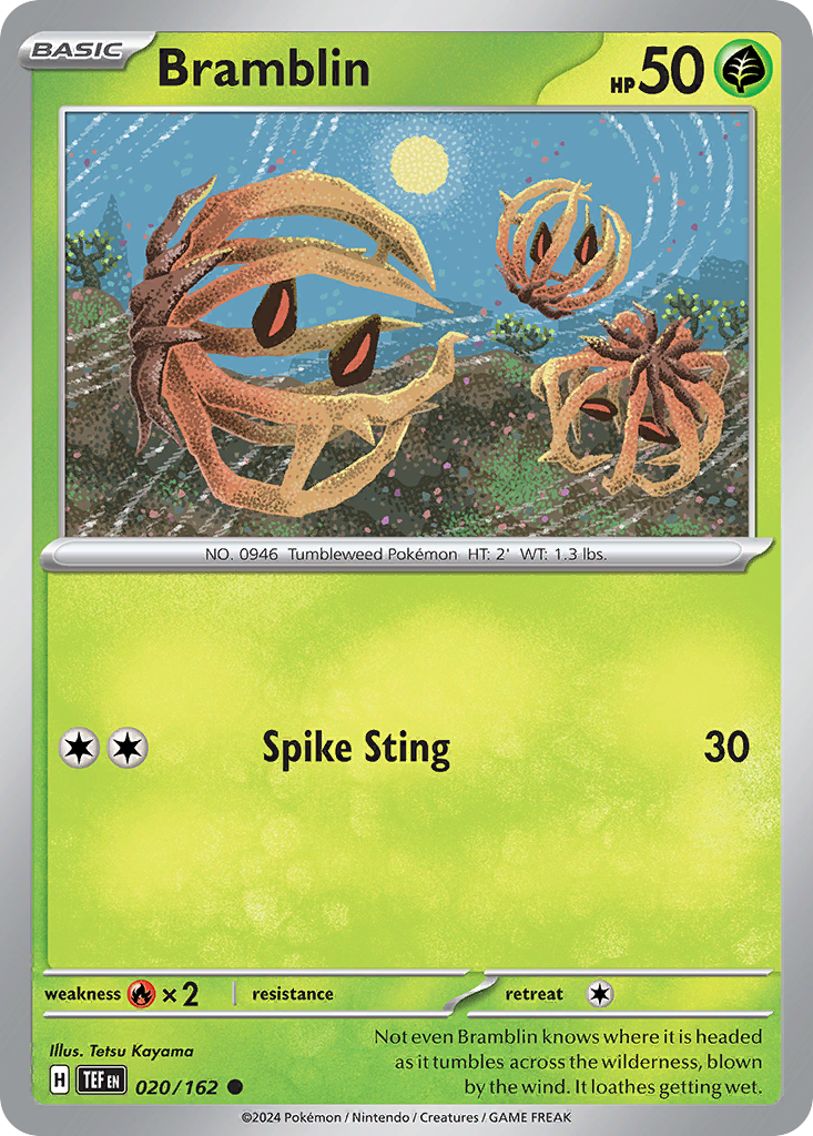 Bramblin - Temporal Forces - #20 - Pokemon TCG card