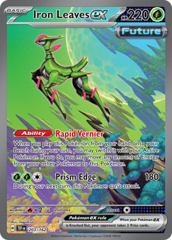 Iron Leaves ex - Temporal Forces - #203 - Pokemon TCG card