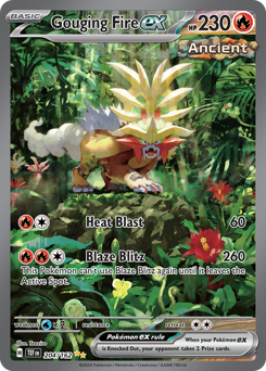 Gouging Fire ex #204 Gouging Fire ex - Temporal Forces - #204 - Pokemon TCG card