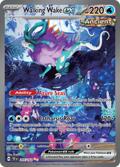 Walking Wake ex #205 Walking Wake ex - Temporal Forces - #205 - Pokemon TCG card