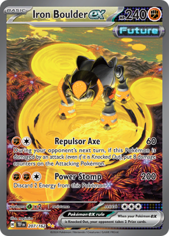 Iron Boulder ex - Temporal Forces - #207 - Pokemon TCG card