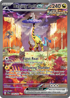 Raging Bolt ex - Temporal Forces - #208 - Pokemon TCG card