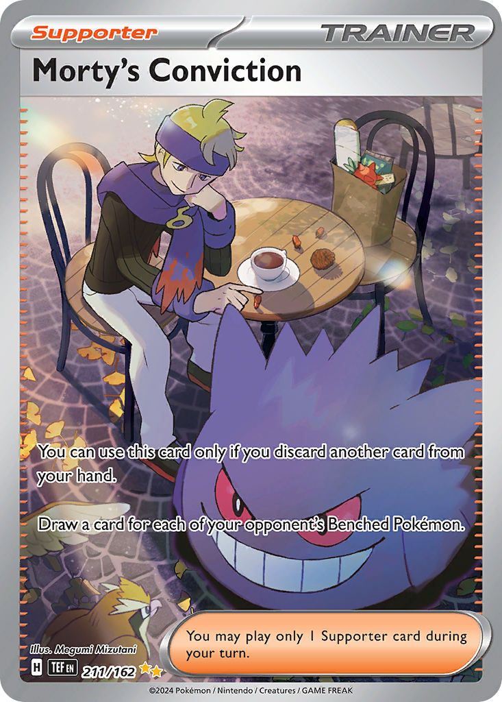 Morty's Conviction - Temporal Forces - #211 - Pokemon TCG card