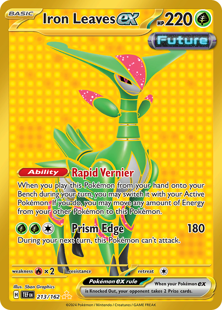 Iron Leaves ex - Temporal Forces - #213 - Pokemon TCG card
