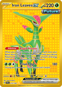 Iron Leaves ex - Temporal Forces - #213 - Pokemon TCG card