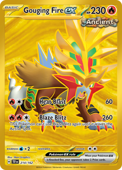 Gouging Fire ex #214 Gouging Fire ex - Temporal Forces - #214 - Pokemon TCG card