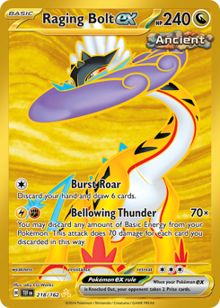 Raging Bolt ex - Temporal Forces - #218 - Pokemon TCG card