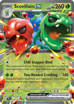 Scovillain ex - Temporal Forces - #22 - Pokemon TCG card