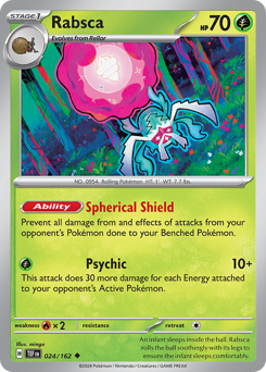 Rabsca - Temporal Forces - #24 - Pokemon TCG card
