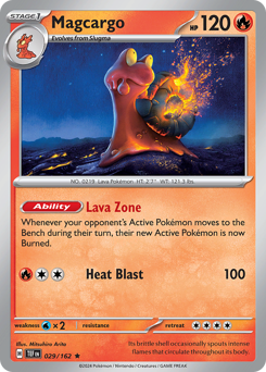 Magcargo #29 Magcargo - Temporal Forces - #29 - Pokemon TCG card