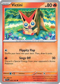 Victini #30 Victini - Temporal Forces - #30 - Pokemon TCG card