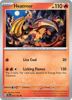 Heatmor - Temporal Forces - #31 - Pokemon TCG card