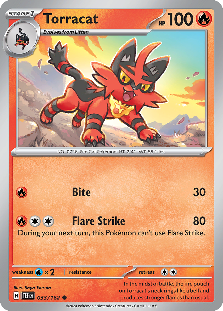 Torracat - Temporal Forces - #33 - Pokemon TCG card