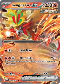 Gouging Fire ex #38 Gouging Fire ex - Temporal Forces - #38 - Pokemon TCG card