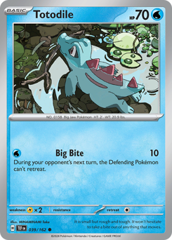 Totodile - Temporal Forces - #39 - Pokemon TCG card