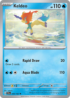 Keldeo #44 Keldeo - Temporal Forces - #44 - Pokemon TCG card