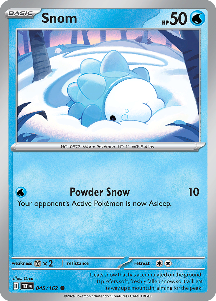 Snom - Temporal Forces - #45 - Pokemon TCG card