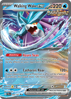 Walking Wake ex #50 Walking Wake ex - Temporal Forces - #50 - Pokemon TCG card