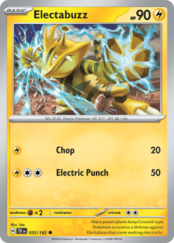 Electabuzz #53 Electabuzz - Temporal Forces - #53 - Pokemon TCG card