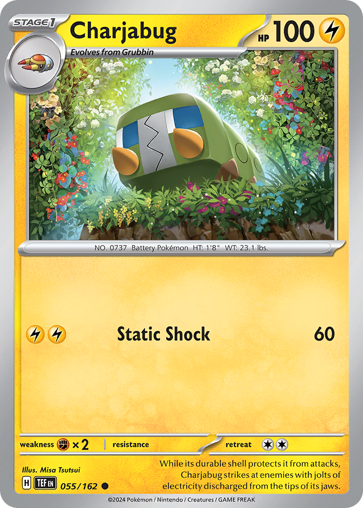 Charjabug - Temporal Forces - #55 - Pokemon TCG card