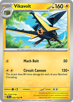 Vikavolt - Temporal Forces - #56 - Pokemon TCG card