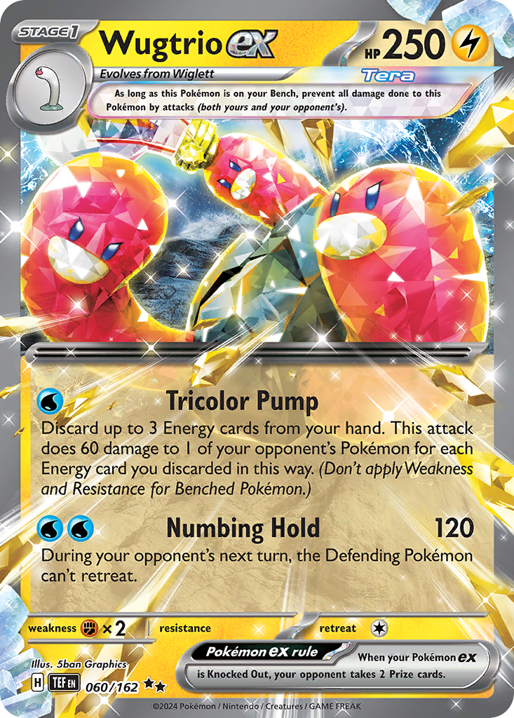 Wugtrio ex - Temporal Forces - #60 - Pokemon TCG card