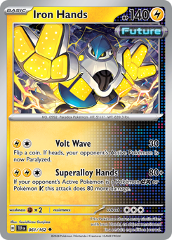 Iron Hands - Temporal Forces - #61 - Pokemon TCG card