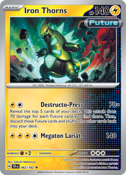 Iron Thorns #62 Iron Thorns - Temporal Forces - #62 - Pokemon TCG card