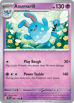 Azumarill - Temporal Forces - #65 - Pokemon TCG card